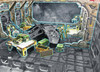 Battle Systems Sci-fi Terrain Arrival Bay - 28-35mm RPG / Wargames / 40k Necromunda Card Scenery
