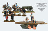 Napoleonic French Pontoon Wagon w/ Pontoniers - Available to Order