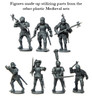 War of the Roses Plastic Foot Knights 1450-1500 - Available to Order
