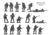 WWII Plastic USA Infantry 1942-45 - Available to Order
