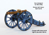 Napoleonic 1806 Prussian Army 6pdr Prussian Gun - Available to Order