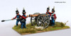 Napoleonic Danish-Norwegian Army Foot Artillery Loading 6pdr in Round Hats 1803-08 - Available to Order