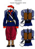 War of the Triple Alliance (1864-70) Uruguayan 'Libertad' Battalion Advancing (Carlist Berets) - Available to Order