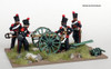 Napoleonic French Line Horse Artillery in Kinski Coats Loading 4pdr - Available to Order