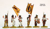 Napoleonic Confederation of the Rhine Wurzburg Infantry Command, Shakos, Advancing 1809-12 - Available to Order