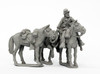 ACW Union Horse Holder in Sack Coat w/ 3 Horses - Available to Order