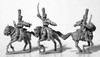 Napoleonic Austrian Hussar Command, Full Dress, Galloping - Available to Order