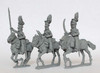Napoleonic Austrian Uhlan Command Galloping, Falling Plume (3rd Regt) - Available to Order
