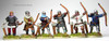 Agincourt Veteran Archers Nocking & Loosing High, Some in Mail & Partial Plate Armour - Available to Order