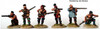 AWI Warriors Skirmishing w/ Rifles & Muskets - Available to Order