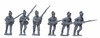 AWI British Infantrymen in 'Saratoga Uniforms 'Charging - Available to Order