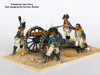 Napoleonic British Foot Artillery Firing 12pdr, Cocked Hats (Egypt 1801) - Available to Order