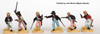 Napoleonic British Sailors w/ Pistols & Cutlasses Attacking - Available to Order