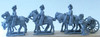 Napoleonic British Royal Horse Artillery 6 Horse Limber Team Standing w/o Gun - Available to Order