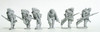 Napoleonic British Light Infantry Running at Trial, Caps in Hand - Available to Order