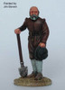40mm Border Reivers Male Servant w/ Spade - Available to Order