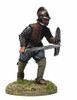 40mm Border Reivers Archie Johnstone, on Foot Running, Sword & Targe / Dagger, Burgonet & Jack - Available to Order