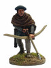 40mm Border Reivers Geordie Johnstone, on Foot w/ Bow Nocking Arrow, Bonnet & Plaid - Available to Order