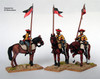 Carlist War Carlists Lancers in Tailed Coatees, Upright Lance, Mounted on Standing Horses - Available to Order
