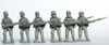 British Cape Wars Infantry Standing, Defending, Coatees, Peaked Forage Caps - Available to Order