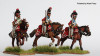 Napoleonic Danish-Norwegian Army Light Dragoons Galloping Shouldered Swords 1812-14 - Available to Order