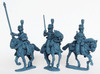 Napoleonic Danish-Norwegian Army Danish Rytter 1802-08 / Norwegian Dragoons 1804-10 Command in Round Hats - Available to Order