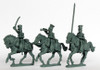 Napoleonic Duchy of Warsaw Uhlan Command Covered Czapka, Horses w/ Swallowtail Saddlecloths - Available to Order