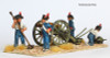 Napoleonic French in Egypt Foot Artillery Loading 8pdr in Hats - Available to Order