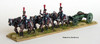 Napoleonic French Guard 6 Horse Limber Team w/ 12pdr, Walking - Available to Order