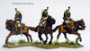 Napoleonic French Dragoons of the Imperial Guard Galloping, in Campaign Dress & Helmets of the Ancient Regime - Available to Order
