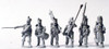 Napoleonic French Regimental Command in pre-1812 Campaign Dress, Advancing - Available to Order