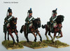 Napoleonic French Chasseurs a Cheval Galloping, Swords Shouldered - Available to Order