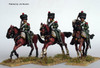 Napoleonic French Chasseurs a Cheval Galloping, Shouldered Swords, Elite Coy, Colpacks - Available to Order