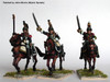 Napoleonic French Cuirassier Command Charging - Available to Order