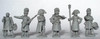 Napoleonic French Chasseurs a Pied of the Imperial Guard Command in Greatcoats, Standing Casually - Available to Order