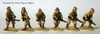 WWII Italian Riflemen Advancing, Tropical Helmets - Available to Order