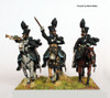 Napoleonic Brunswick Hussar Command Charging - Available to Order