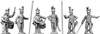 Napoleonic Brunswick Line Command, Standing - Available to Order