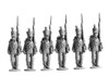 Napoleonic Confederation of the Rhine (7th Regt.) Mecklenburg-Schwerin Flank Companies Marching - Available to Order