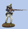 40mm Peninsular French Voltigeur in Sleeved Waistcoat, Covered Shako, Firing - Available to Order