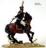 40mm Peninsular French Mounted Colonel Looking Over His Shoulder - Available to Order