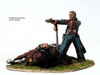 40mm Peninsular French Dismounted Hussar Firing 2 Pistols & Wounded Horse - Available to Order