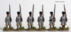 Napoleonic Prussian Musketeers Advancing, Shouldered Arms, Wearing Greatcoats - Available to Order