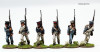 Napoleonic Prussian Reservists in Peaked Caps & Overalls, Marching - Available to Order