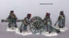 Napoleonic Russian Foot Artillery in Winter Dress Loading 10pdr Unicorn - Available to Order