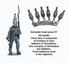 Napoleonic Russian Pavlov Grenadier Heads - Available to Order