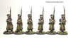Napoleonic Russian Musketeers Marching in Greatcoats - Available to Order
