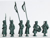 Napoleonic Russian Musketeer Command in Greatcoats, Marching - Available to Order