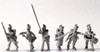 Napoleonic Austrian "German" Infantry Command in Helmets Advancing - Available to Order
