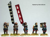 Samurai (1550-1615) Ashigaru Bannermen & Musicians, Advancing - Available to Order